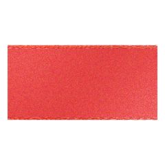 Berisfords 7mm Coral Double Faced Satin Ribbon (20m spool) Berisfords Ribbon R35017-22