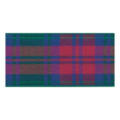 Berisfords 25mm Lindsay Woven Tartan Ribbon (25m spool) Berisfords Ribbon R762225-12