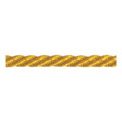 Berisfords 5mm Gold Barley Twist Rope Ribbon (20m spool) Berisfords Ribbon R8921-37