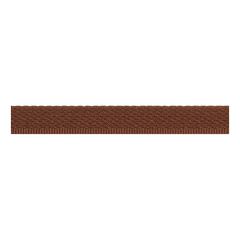 Berisfords 13mm Dark Brown Polyester Woven Kick Tape Ribbon (20m spool)
