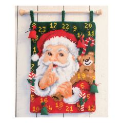 Cross Stitch: Santa Advent Calendar Vervaco PN-0145153