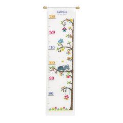 Counted Cross Stitch Kit: Height Chart: Cat in the Tree Vervaco PN-0154532