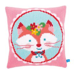 Cross Stitch Cushion: Lief! Laughing Small Fox Vervaco PN-0155351