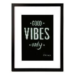 Counted Cross Stitch Kit: Good Vibes Vervaco PN-0156396