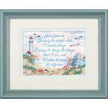 Serenity Prayer Stamped Cross Stitch Kit