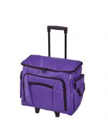 Sewing Online Sewing Machine Trolley Bag on Wheels, Purple | 47 x 38 x 24cm | Sewing Machine Storage for Janome, Brother, Singer, Bernina, and Most Machines - 006105-P