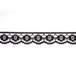 Rayon Embroidered Nylon Lace Tulle 25m X 25mm
