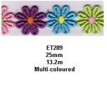 Daisy Trim 25mm 289