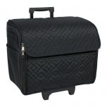 Sewing Machine Trolley Black Quilted 42 x 24 x34.25cm Everything Mary EVM7550-6