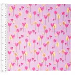 Cotton Craft Fabric 110cm wide x 1m | Princess Trees | 11796-PURPLE