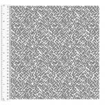 Cotton Craft Fabric 110cm wide x 1m - Basics Grid - Grey - 14956-GRAY