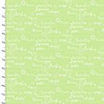 Cotton Craft Fabric 110cm x 1m Hello Spring Collection - Text