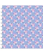 Cotton Craft Fabric 110cm wide x 1m Unicorn Utopia Collection - Flowers
