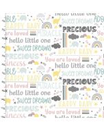 Cotton Craft Fabric 110cm wide x 1m Small & Mighty Flannel Collection-Sweet Dreams