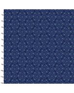 Cotton Craft Fabric 110cm wide x 1m Summer Song Collection-Navy Posy