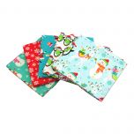 Fat Quarter Bundle Santa and Friends | Pack of 5 Fat Quarters by Sewing Online FE0061