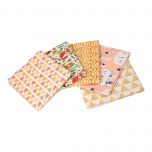 Tribal Animals Themed Pack of 5 Cotton Fat Quarters - Sewing Online FA212