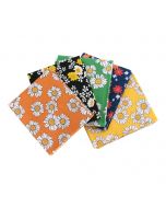 Daisies Themed Pack of 5 Cotton Fat Quarters - Sewing Online FA229