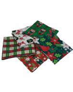 Holiday Wonder Christmas Fat Quarter Bundle-Pack of 5 Cotton Fat Quarters  - Sewing Online FE0123
