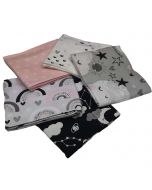 Don't Forget to Dream Brushed Cotton Fat Quarter Bundle-Pack of 5 Brushed Cotton Fat Quarters  - Sewing Online FE0132