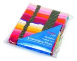 Embroidery Thread 100 Pack: Assorted Colours