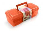 Sewing Kit Tool Box :: Orange
