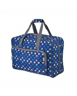 Sewing Online Sewing Machine Bag, Navy Polka Dot | 46 x 33 x 20cm | Carry Bag for Janome, Brother, Singer, Bernina, and Most Sewing Machines - PT660-NAVY-POLKA