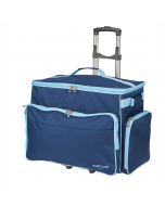 Sewing Online Large Sewing Machine Trolley Bag on Wheels, Navy | 53 x 34 x 29cm | Sewing Machine Storage for Janome, Brother, Singer, Bernina, and Most Machines - PT850-NAVY