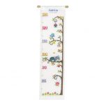 Counted Cross Stitch Kit: Height Chart: Cat in the Tree