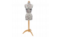 <strong>Adjustable Dressmakers Dummy</strong> <span>Rosebuds Floral Fabric with Natural Wooden Stand, Dress Form Sizes 6 to 22, Pin, Measure, Fit and Display your Clothes on this Tailors Dummy</span> <em>Sewing Online 5912--</em>