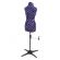 <strong>Adjustable Dressmakers Dummy</strong> <span>in Purple Polka Dot with Hem Marker, Dress Form Sizes 6 to 22, Pin, Measure, Fit and Display your Clothes on this Tailors Dummy</span> <em>Sewing Online 5906</em>