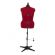 Sewing Online Adjustable Dressmakers Dummy, Diana in Red Fabric with Hem Marker, Dress Form Sizes 28 to 32 - Pin, Measure, Fit and Display your Clothes on this Tailors Dummy - Diana-D