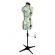 <strong>Adjustable Dressmakers Dummy</strong> <span>in a Green Hollyhock Fabric with Hem Marker, Dress Form Sizes 10 to 20, Pin, Measure, Fit and Display your Clothes on this Tailors Dummy</span> <em>Sewing Online 5908--</em>