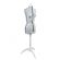 <strong>Adjustable Dressmakers Dummy</strong> <span>Blue Sugar Ditsy Fabric with Natural Wooden Stand, Dress Form Sizes 6 to 22, Pin, Measure, Fit and Display your Clothes on this Tailors Dummy</span> <em>Sewing Online 5915--</em>