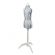<strong>Adjustable Dressmakers Dummy</strong> <span>Blue Sugar Ditsy Fabric with Natural Wooden Stand, Dress Form Sizes 6 to 10, Pin, Measure, Fit and Display your Clothes on this Tailors Dummy</span> <em>Sewing Online 5915P</em>