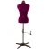 <strong>Adjustable Dressmakers Dummy</strong> <span>in Wine Fabric with Hem Marker, Dress Form Sizes 10 to 22, Pin, Measure, Fit and Display your Clothes on this Tailors Dummy</span> <em>Sewing Online 02381--WINE</em>