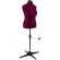 <strong>Adjustable Dressmakers Dummy</strong> <span>in Wine Fabric with Hem Marker, Dress Form Sizes 16 to 22, Pin, Measure, Fit and Display your Clothes on this Tailors Dummy</span> <em>Sewing Online 023817-WINE</em>