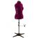<strong>Adjustable Dressmakers Dummy</strong> <span>in Wine Fabric with Hem Marker, Dress Form Sizes 16 to 22, Pin, Measure, Fit and Display your Clothes on this Tailors Dummy</span> <em>Sewing Online 023817-WINE</em>