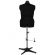 <strong>Adjustable Dressmakers Dummy</strong> <span>in Black Fabric with Hem Marker, Dress Form Size 18 to 24, Pin, Measure, Fit and Display your Clothes on this Tailors Dummy</span> <em>Sewing Online 023818-Black</em>