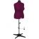 <strong>Adjustable Dressmakers Dummy</strong> <span>in Wine Fabric with Hem Marker, Dress Form Sizes 18 to 24, Pin, Measure, Fit and Display your Clothes on this Tailors Dummy</span> <em>Sewing Online 023818-WINE</em>