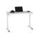<strong>Gidget Folding Sewing Table</strong> <span>White Top with White Legs, Sewing Machine Table with Adjustable Platform, Folding Legs for Easy Storage and Transport, Quilting/Craft Table/Gaming/Computer Desk</span> <em>Arrow Cabinets 98601</em>