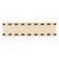 <strong>Berisfords 15mm Ivory/Black Stitched Grosgrain Ribbon (4m spool)</strong> <em>Berisfords Ribbon C0133915-6</em>