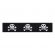 <strong>Berisfords 15mm Skull & Bones Halloween Ribbon (4m spool)</strong> <em>Berisfords Ribbon C13652-15---</em>