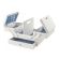 <strong>Medium Wooden Cantilever Sewing Box</strong> <span>White with Geometric Design Interior, 31x24x23cm, 3 Tier Storage and Organiser Box with Compartments for Sewing Supplies, Accessories, Thread, Needles, etc</span> <em>Sewing Online LW5190</em>