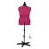 <strong>Adjustable Dressmakers Dummy</strong> <span>Celine Standard in Fuchsia Fabric with Hem Marker, Dress Form Sizes 20 to 22, Pin, Measure, Fit and Display your Clothes on this Tailors Dummy</span> <em>Sewing Online FG972</em>