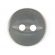 <strong>Fish Eye Button 2BB/3 :: 11mm :: Grey</strong> <em>Crendon Buttons 2BB-3131</em>