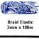 <strong>Black Braided Elastic</strong> <em>Hemline E---BRABLK</em>