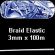 <strong>White Braided Elastic</strong> <em>Hemline E---BRAWHT</em>