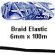 <strong>Black 100m Braided Elastic :: 6mm</strong> <em>Hemline E06-BLK</em>