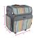 <strong>Craft Trolley Bag</strong><span>Grey Multi Stripe, Collapsible Papercraft Tote with Wheels for Scrapbook & Art Storage, Organiser Case for Supplies and Accessories</span><em>Everything Mary EVM12777-6</em>